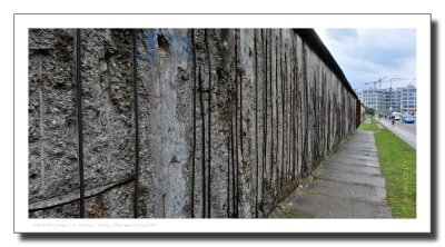 Reste du Mur de Berlin, au niveau de la Bernauer Strasse