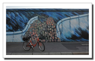 "East Side Gallery" - Reste du Mur de Berlin, à Friedrichshain, restauré en 2009